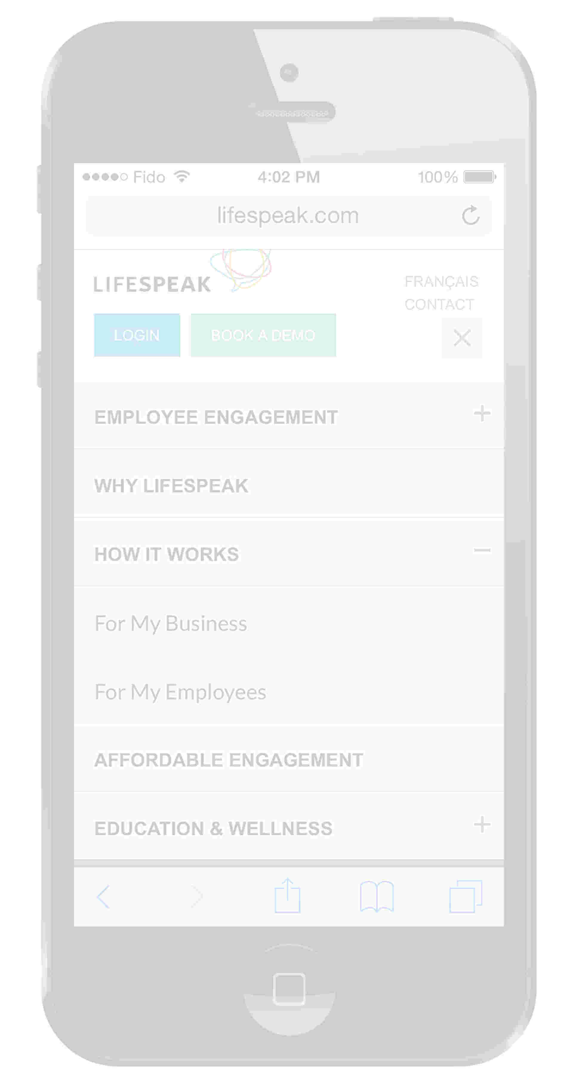 Lifespeak Visuals - Lifespeak_IPhone_navigation-1